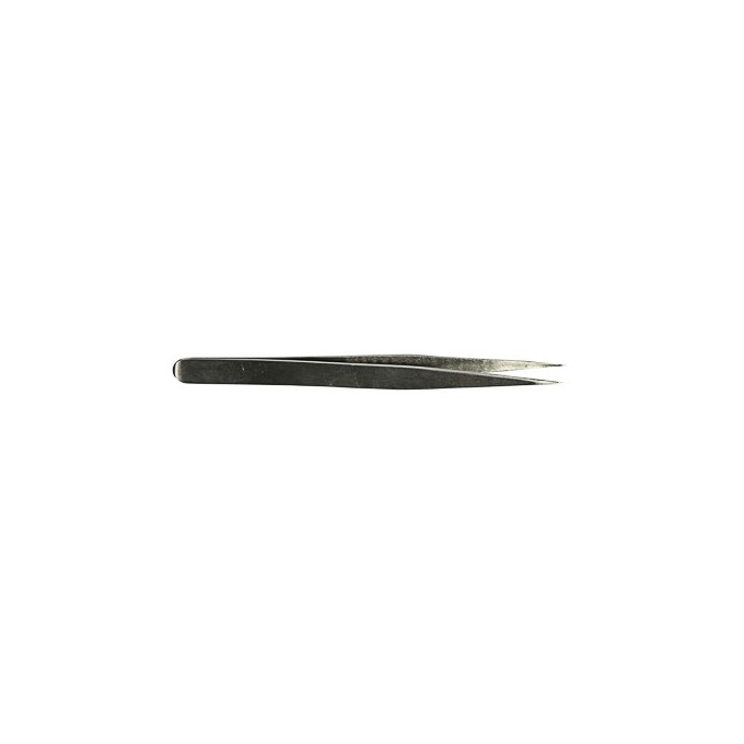 Pinza de laboratorio punta recta fina