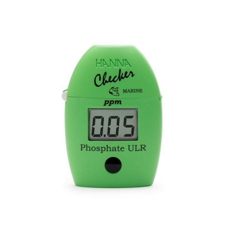 Checker Fosfatos rango ultra bajo 0,00 a 0,90 ppm para agua marina HI774