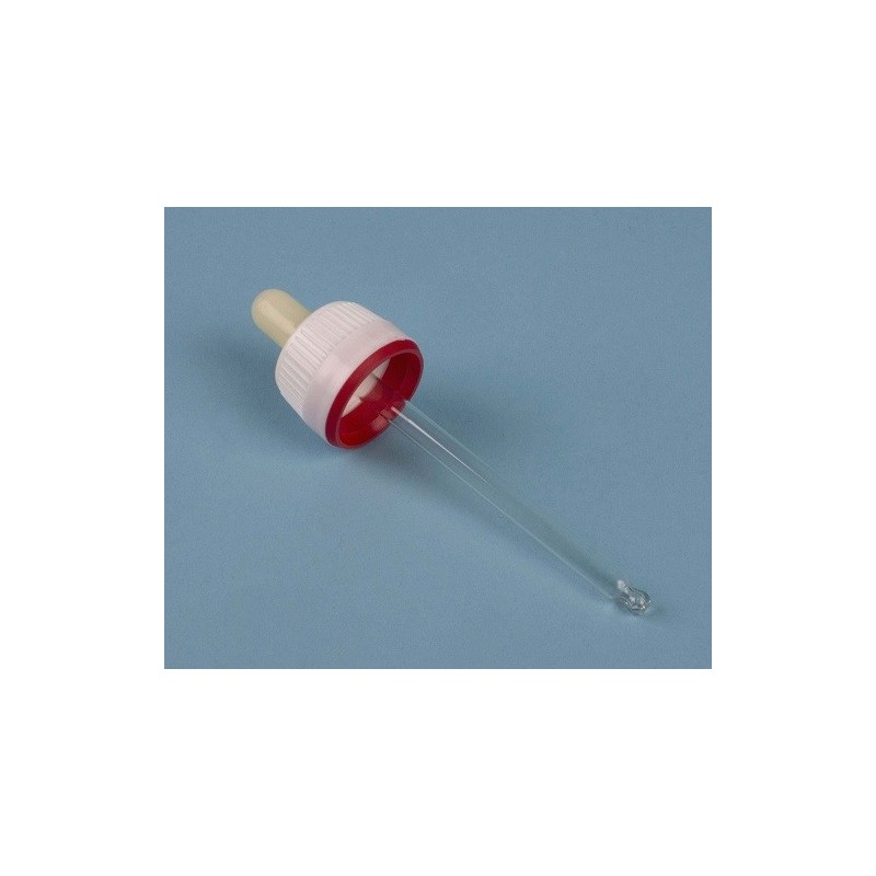Tapón 125mL Cuentagotas DIN 28 