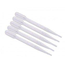 Pipetas Pasteur plástico 3 mL, b/25