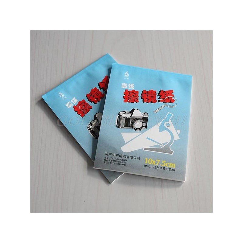 Papel limpia lentes c/50 100x75mm