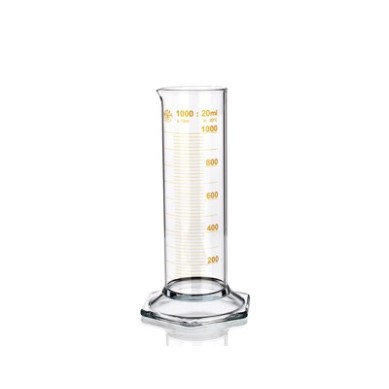 Probeta Simax B marrón f. baja 250ml