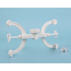 Soporte de polipropileno para 2 buretas