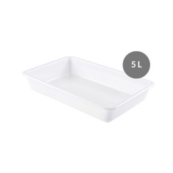 Bandeja plana sin tapa HDPE, 5 L