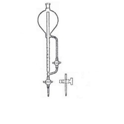 Bureta con depisoto y llave PTFE 25ML