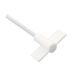 Varilla agitación recta, 6X350mm, PTFE