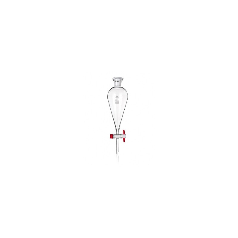 Embudo decantación t··esm. llave teflón 250mL