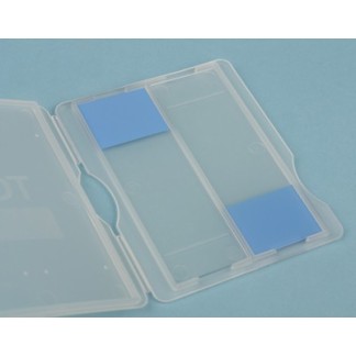 Caja plástico plana para 2 portas