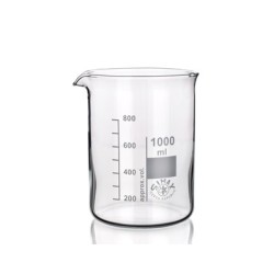 Vaso c/pico forma baja Simax 100ml