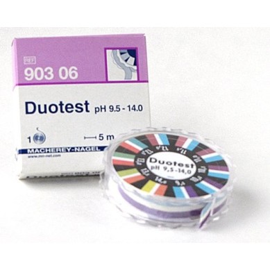 Macherey-Nagel™ Rollo de papel de pH Duotest 9.5-14.0