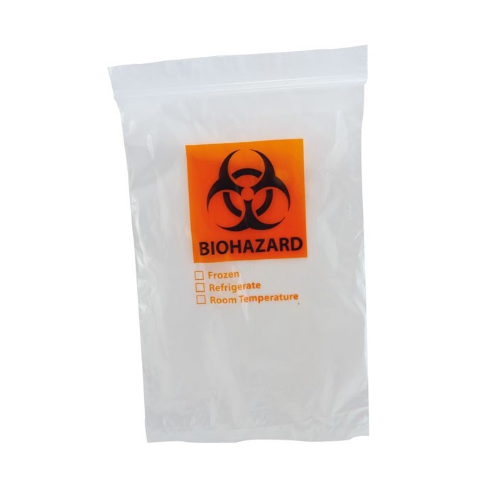 Bolsa doble transporte muestra Biohazard