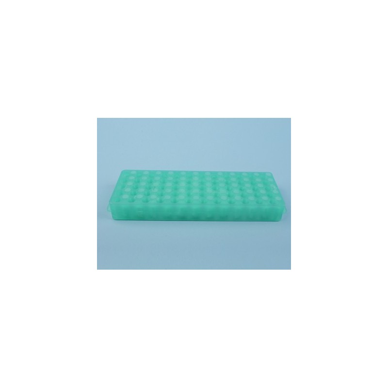 Gradilla 60 microtubos 0.5··1.5 mL, Verde
