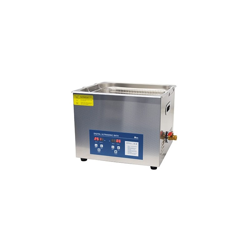 Baño Digital Ultrasonidos de 15L con calefacción