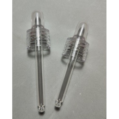 Tapon Cuentagotas Transparente  15ml DIN18 