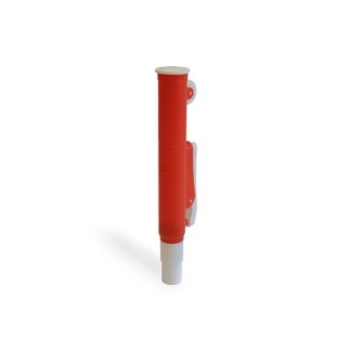 Aspirador pipetas, 25 mL rojo