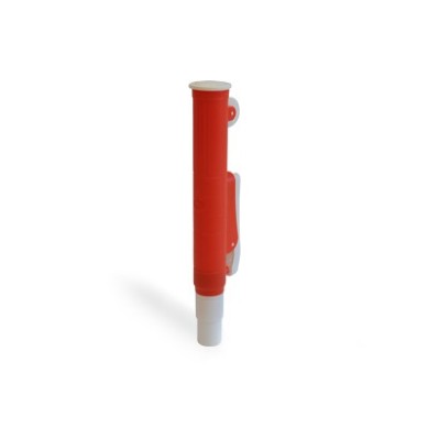 Aspirador pipetas, 25 mL rojo