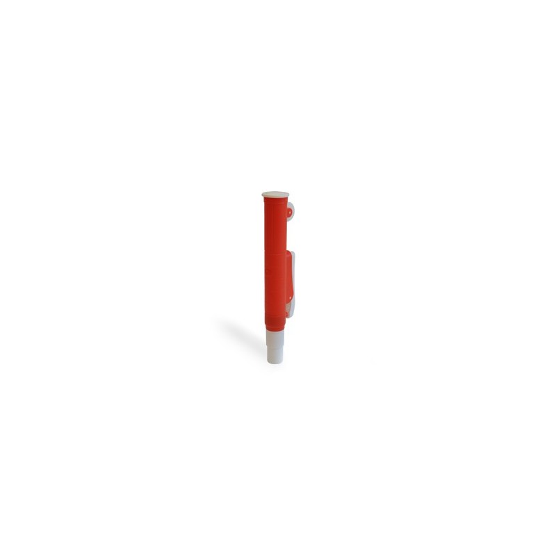 Aspirador pipetas, 25 mL rojo