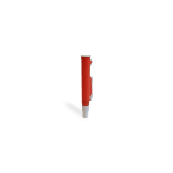 Aspirador pipetas, 25 mL rojo