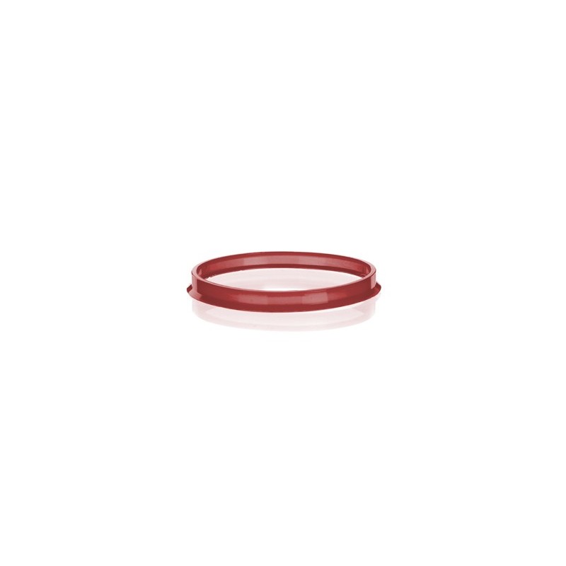 Anillo de vertido rojo p/frasco ISO GL45, Simax