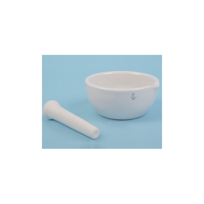 MORTERO PORCELANA ESMALTADO C/MANO, 150 MM