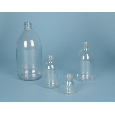 Frasco 250mL Transparente, DIN 28