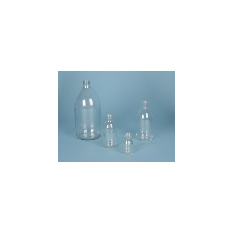 Frasco 500mL Transparente, DIN 28