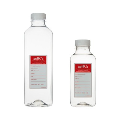 Botellas de PET estériles para muestreo de agua 500ml
