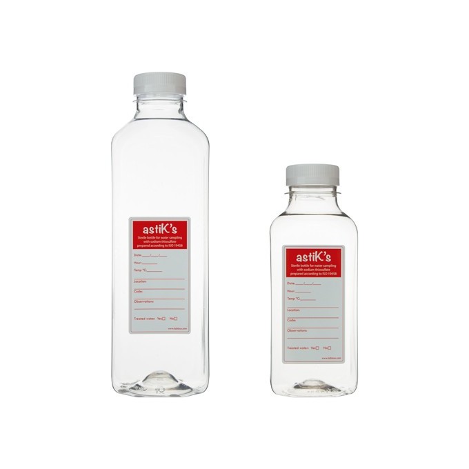 Botellas de PET estériles para muestreo de agua 1000ml