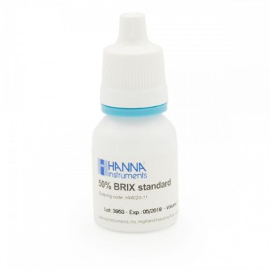 Patrón de verificación para refractómetros 50º Brix, 10 ml