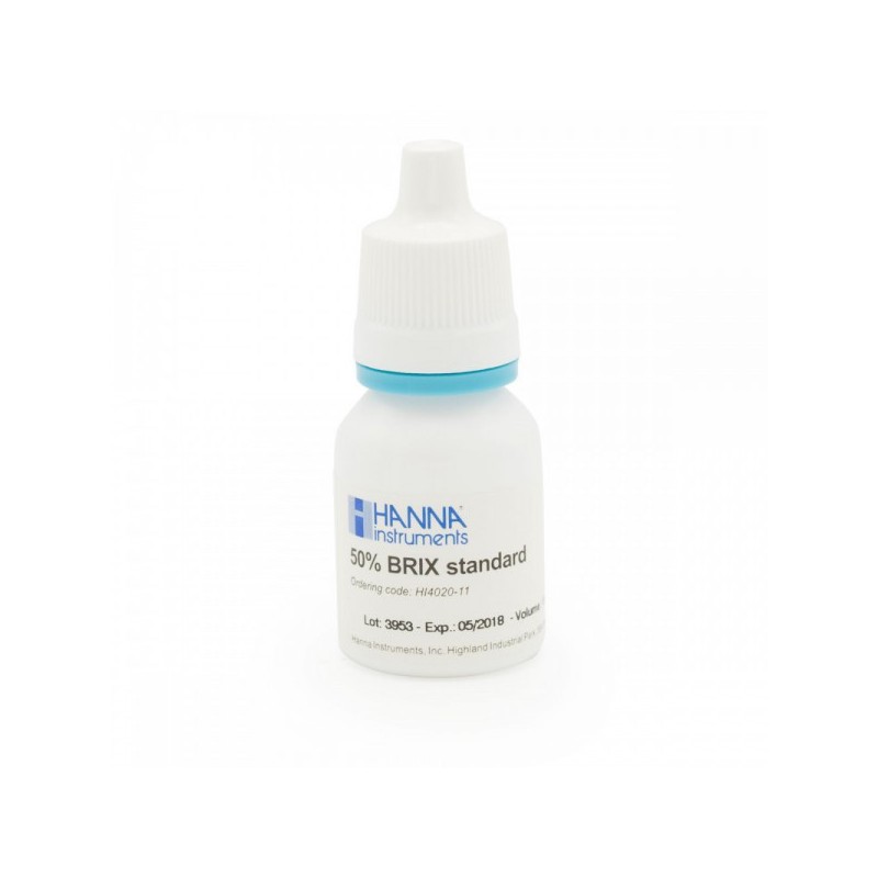 Patrón de verificación para refractómetros 50º Brix, 10 ml