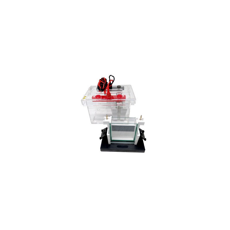 Cubeta de electroforesis vertical, 1000Ml 1-4 geles