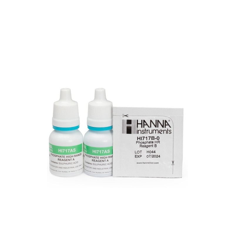 Reactivo Fosfatos rango alto (0 a 30,0 mg/ L) 40 test