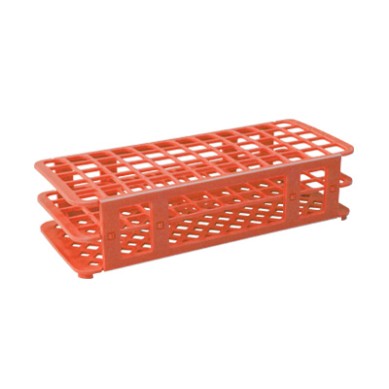 Gradilla PP, ROJA, para 90 tubos (Ø 13 mm)