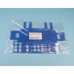 Gradilla PP, AZUL, para 90 tubos (Ø 13 mm)