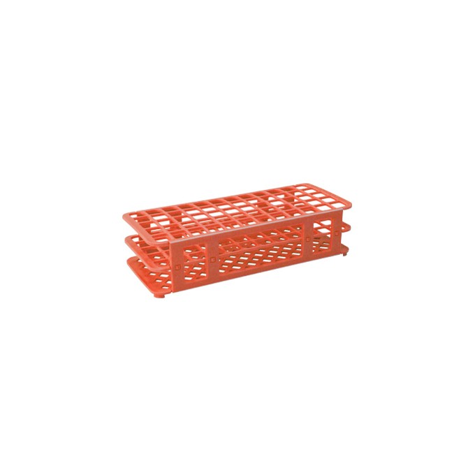 Gradilla PP, ROJA, para 60 tubos (Ø 16 mm)