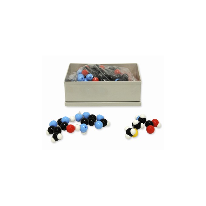 Kit molecular Bioquímica, profesor: 262 piezas de átomos