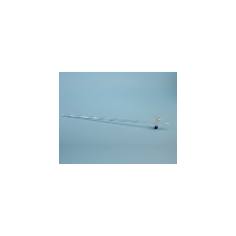 Bureta Llave Vidrio, 10 ml Clase A