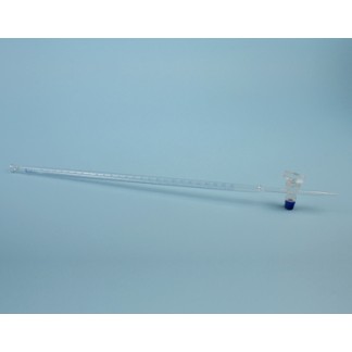 Bureta Llave Vidrio, 50 ml Clase A