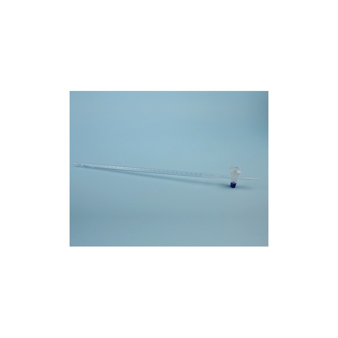 Bureta Llave Vidrio, 50 ml Clase A