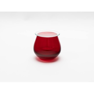 6 Copas Cata Aceite Oliva Roja + 6 Vidrios Reloj de 60mm