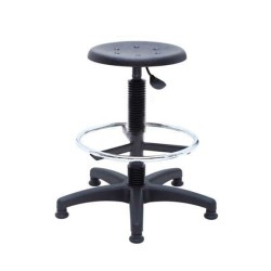 Taburete de Laboratorio con reposapies