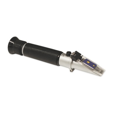 Refractómetro mano 0-25% Alcohol prob., ATC,Luz LED