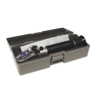 Refractómetro mano 0-25% Alcohol prob., ATC,Luz LED
