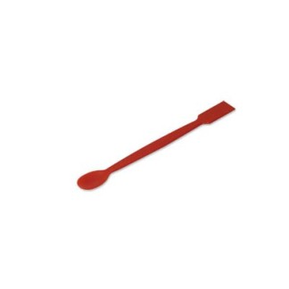 Espátula cuchara plana, PP rojo, 16 cm