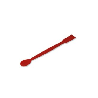 Espátula cuchara plana, PP rojo, 18 cm