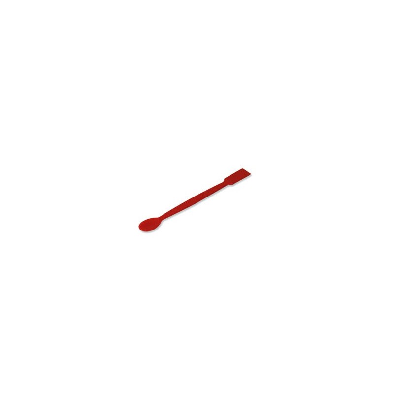 Espátula cuchara plana, PP rojo, 18 cm
