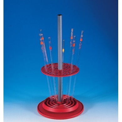 Soporte para pipetas, PP Rojo