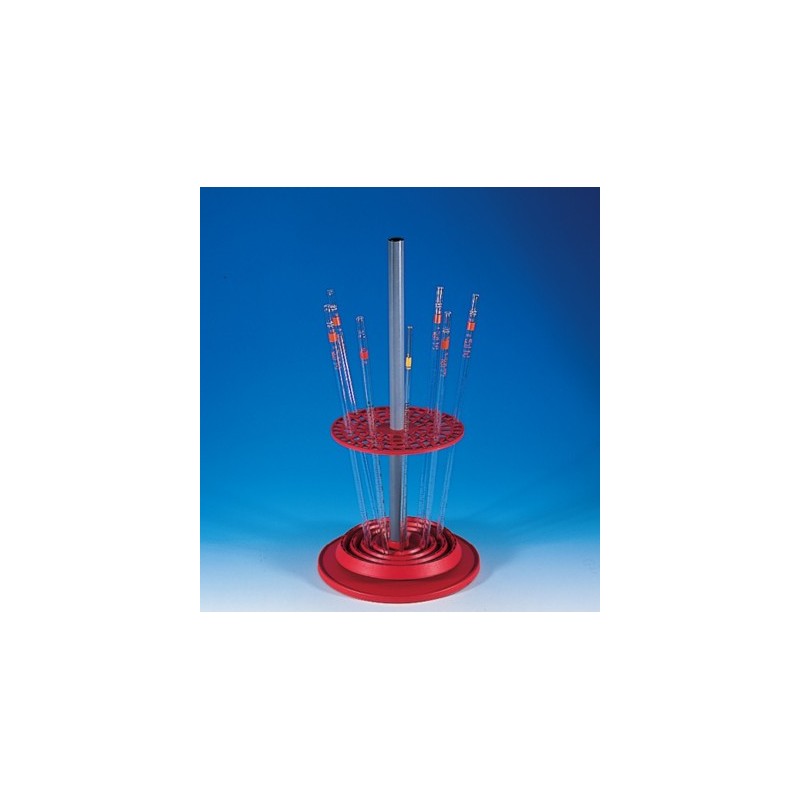 Soporte para pipetas, PP Rojo