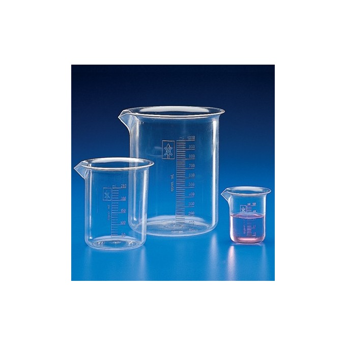 Vaso PMP graduado forma baja, 250 mL Kartell