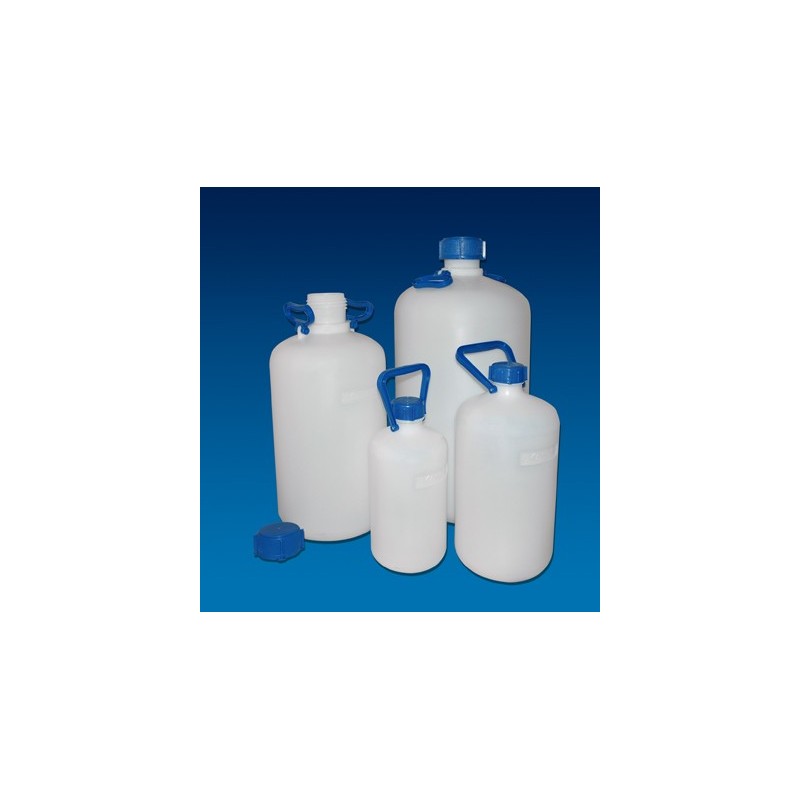 Bidón HDPE redondo sin grifo, 5L